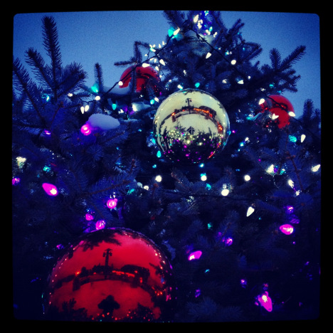 Copper Mountain Christmas tree ornaments