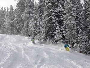 Deep powder at Copper Mountain