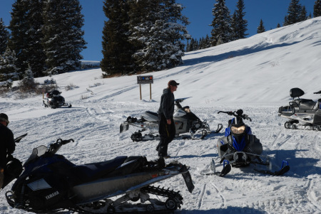Copper Mountain snowmobiling