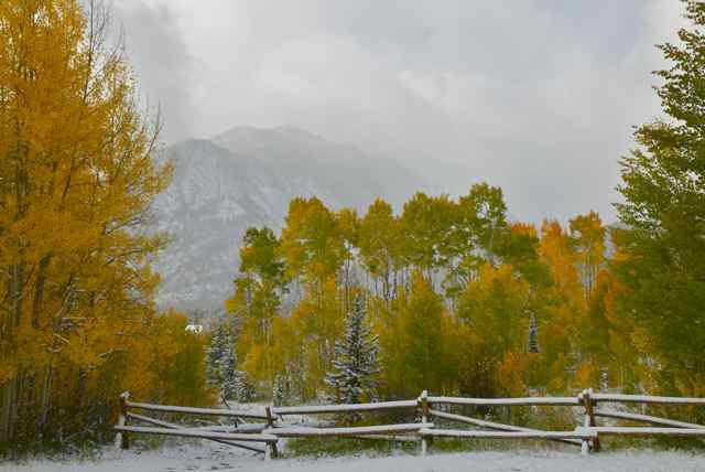 Summit County snow