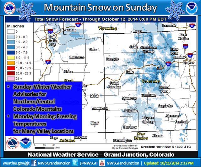 Colorado weather map